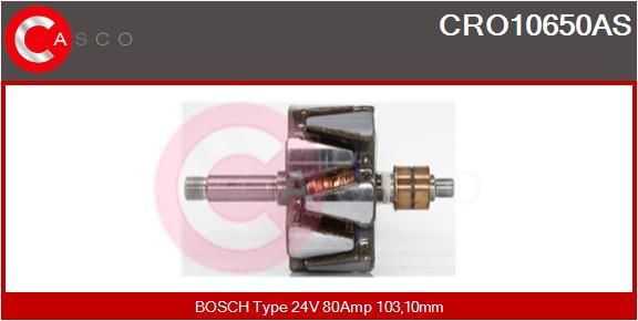 CASCO rotorius, kintamosios srovės generatorius CRO10650AS