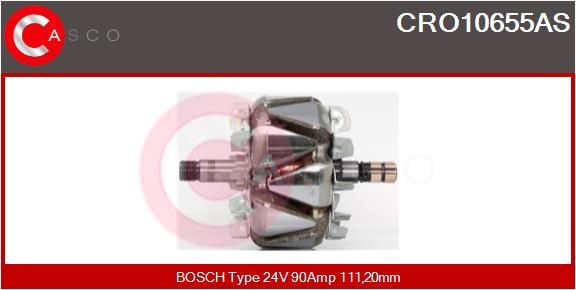 CASCO rotorius, kintamosios srovės generatorius CRO10655AS