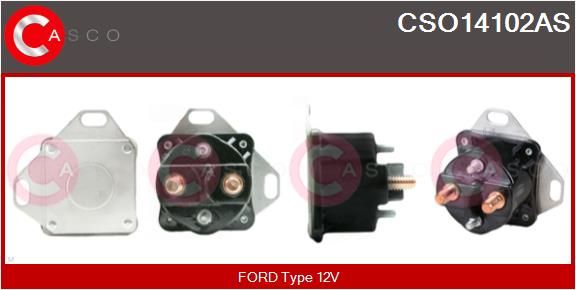 CASCO solenoidinis jungiklis, starteris CSO14102AS