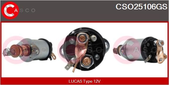 CASCO Тяговое реле, стартер CSO25106GS