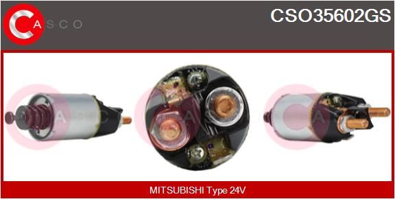 CASCO Тяговое реле, стартер CSO35602GS