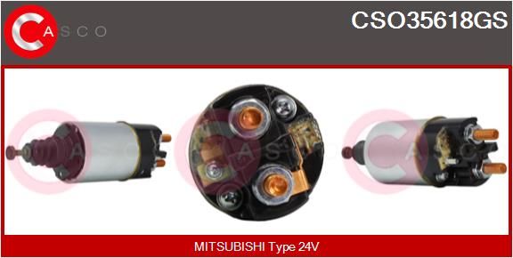 CASCO Тяговое реле, стартер CSO35618GS