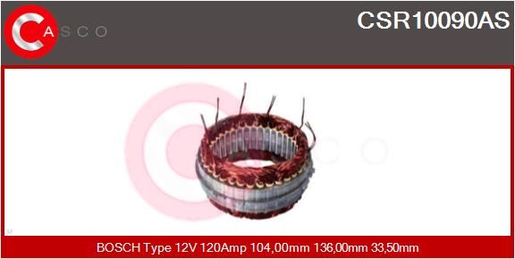 CASCO statorius, kintamosios srovės generatorius CSR10090AS