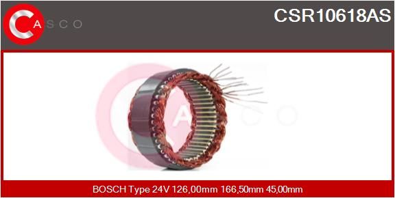 CASCO statorius, kintamosios srovės generatorius CSR10618AS
