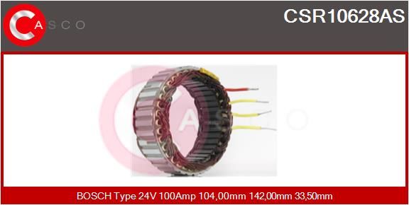 CASCO statorius, kintamosios srovės generatorius CSR10628AS