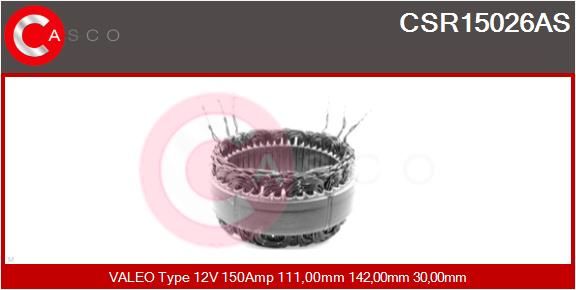 CASCO statorius, kintamosios srovės generatorius CSR15026AS