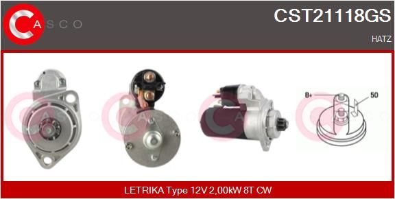 CASCO Стартер CST21118GS