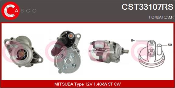 CASCO starteris CST33107RS