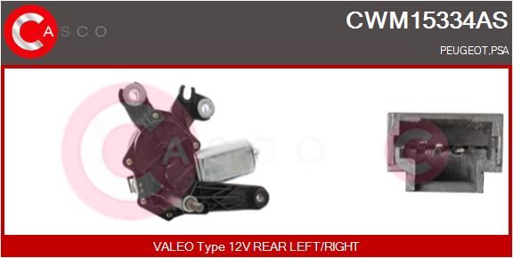 CASCO Двигатель стеклоочистителя CWM15334AS