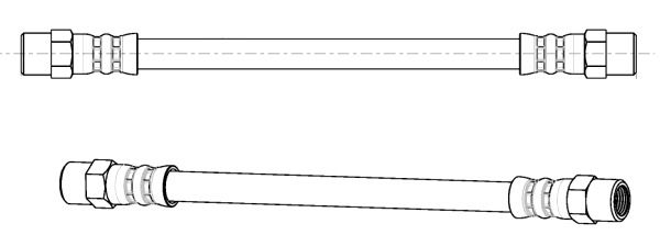 CEF stabdžių žarnelė 510009