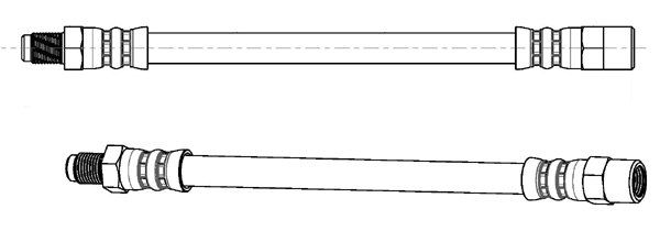 CEF Тормозной шланг 510030
