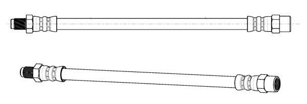 CEF Тормозной шланг 510031