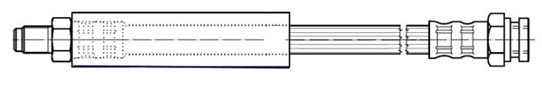 CEF Тормозной шланг 510418