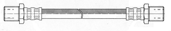 CEF stabdžių žarnelė 510645