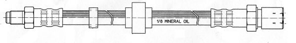 CEF stabdžių žarnelė 510711