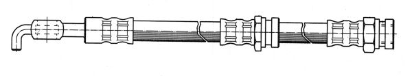 CEF stabdžių žarnelė 511109