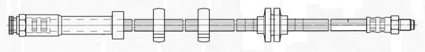 CEF stabdžių žarnelė 511404