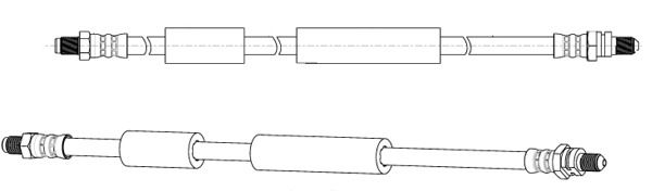 CEF stabdžių žarnelė 511562