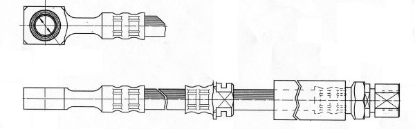 CEF Тормозной шланг 511563