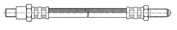 CEF Тормозной шланг 511632