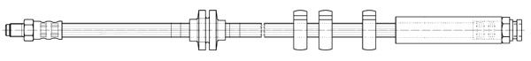 CEF stabdžių žarnelė 511663