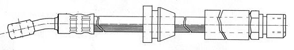 CEF Тормозной шланг 511698