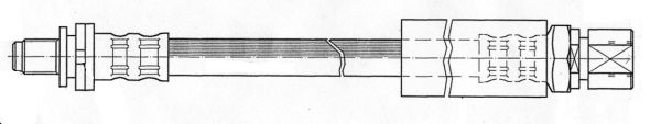 CEF stabdžių žarnelė 511712