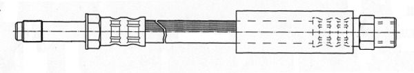 CEF Тормозной шланг 511719