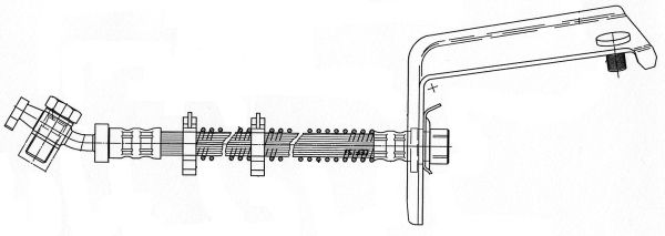 CEF stabdžių žarnelė 511918