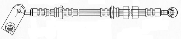 CEF stabdžių žarnelė 512030