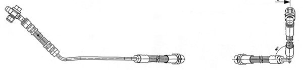 CEF stabdžių žarnelė 512197