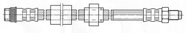 CEF stabdžių žarnelė 512208