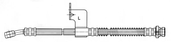 CEF stabdžių žarnelė 512241