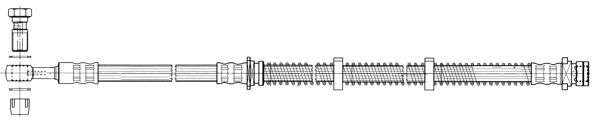 CEF stabdžių žarnelė 512248