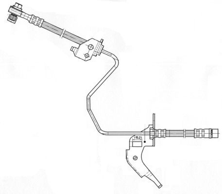 CEF stabdžių žarnelė 512281