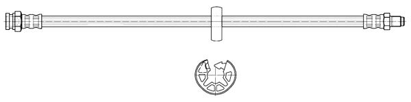 CEF stabdžių žarnelė 512352