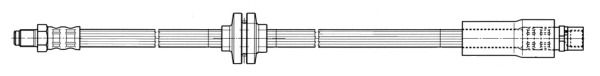 CEF Тормозной шланг 512450