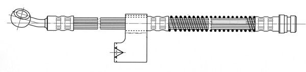 CEF stabdžių žarnelė 512477