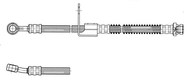 CEF stabdžių žarnelė 512478