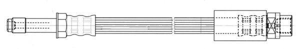 CEF Тормозной шланг 512489