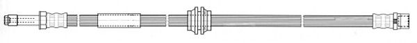 CEF stabdžių žarnelė 512526