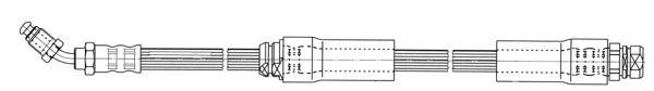 CEF Тормозной шланг 512533