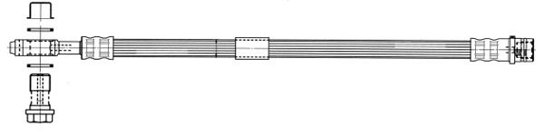 CEF stabdžių žarnelė 512567