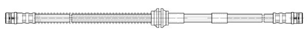 CEF Тормозной шланг 512599
