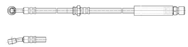 CEF stabdžių žarnelė 512608