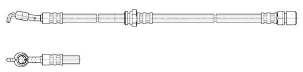 CEF Тормозной шланг 512610