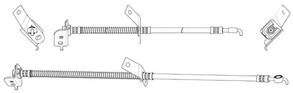 CEF stabdžių žarnelė 512734