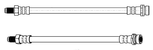 CEF Тормозной шланг 512740