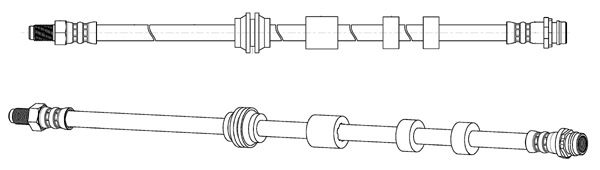 CEF stabdžių žarnelė 512749