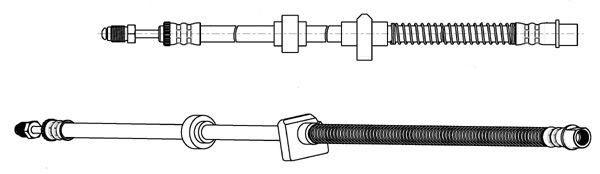 CEF stabdžių žarnelė 512757